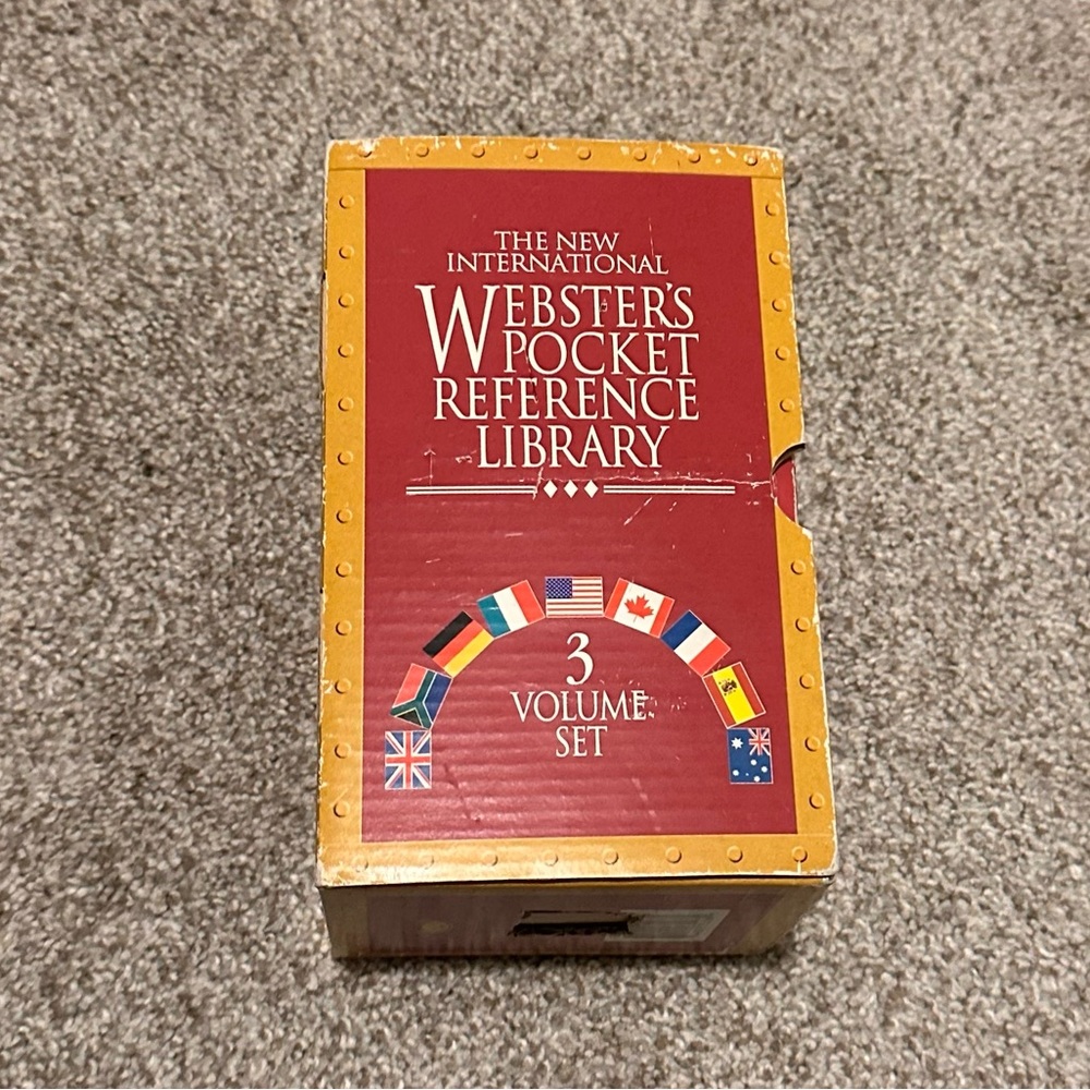 Webster's Pocket Reference Library 3 Volume Set